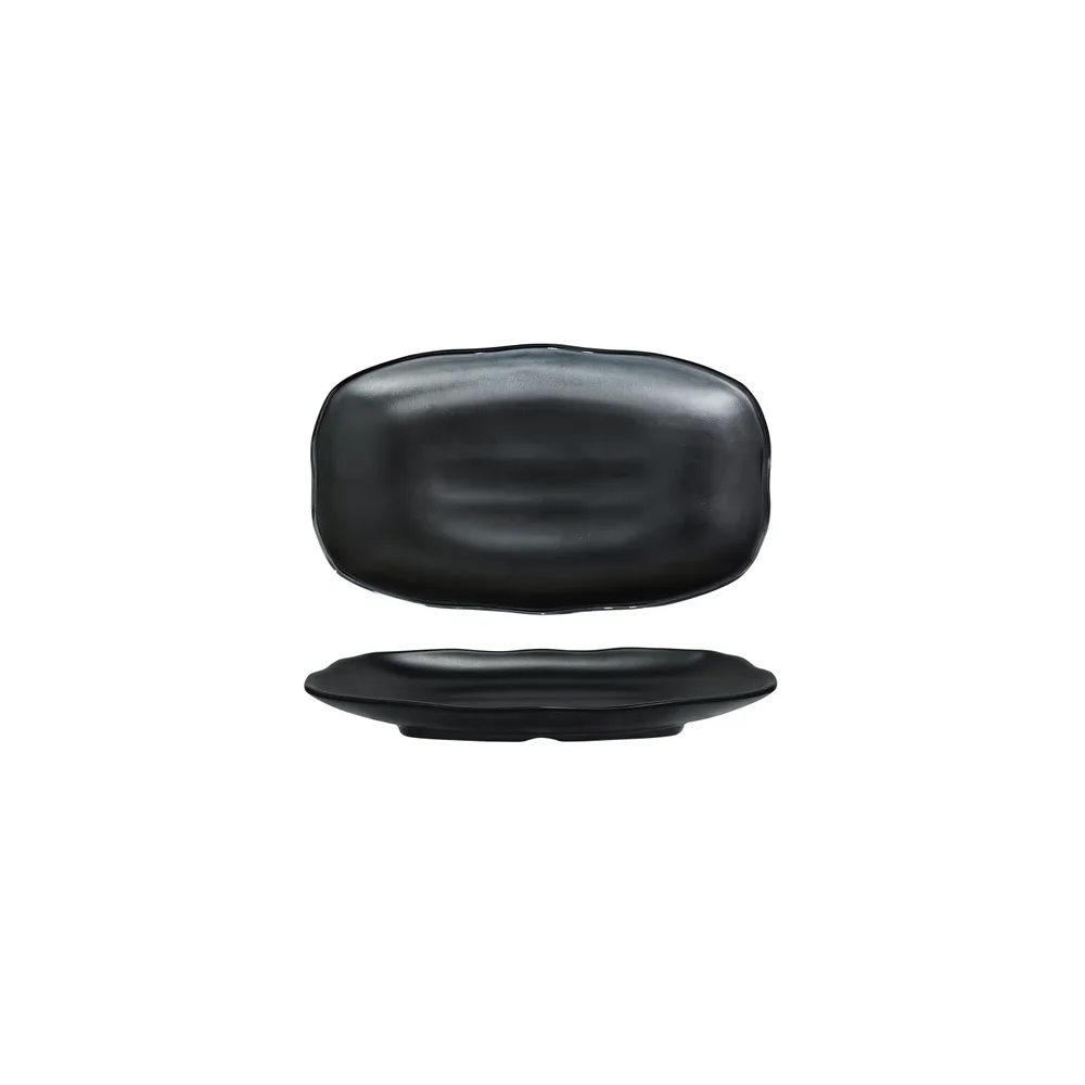 Sushi Teller (Noir Line) Noir Line Teller 180 x 110 x 25 mm schwarz matt