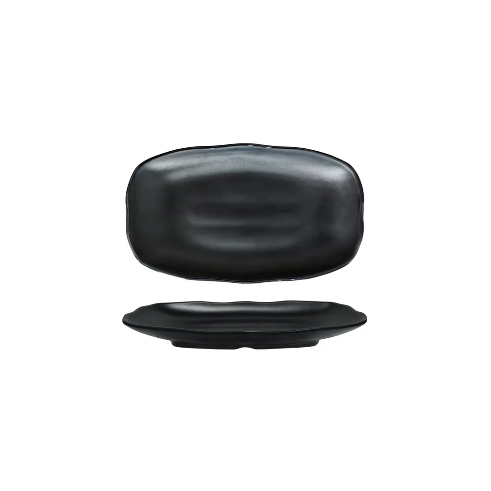 Sushi Teller (Noir Line) Noir Line Teller 200 x 125 x 30 mm schwarz matt