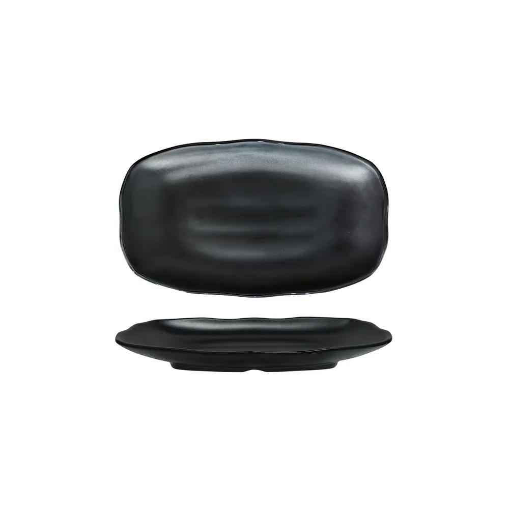 Sushi Teller (Noir Line) Noir Line Teller 235 x 150 x 30 mm schwarz matt