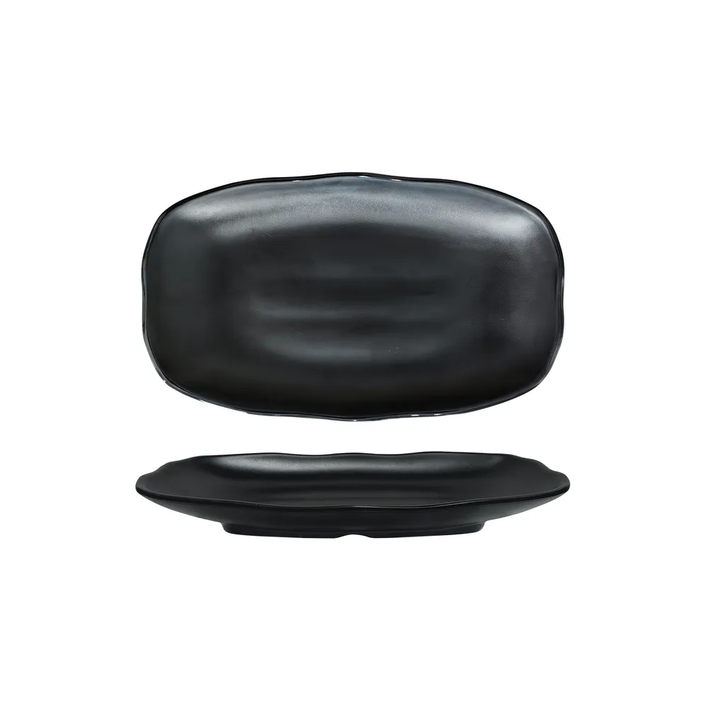 Sushi Teller (Noir Line) Noir Line Teller 300 x 187 x 35 mm schwarz matt