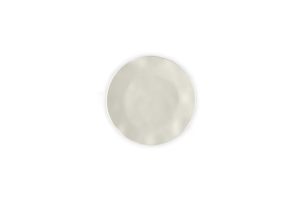 Ruffle Hues Teller 27 cm Creme