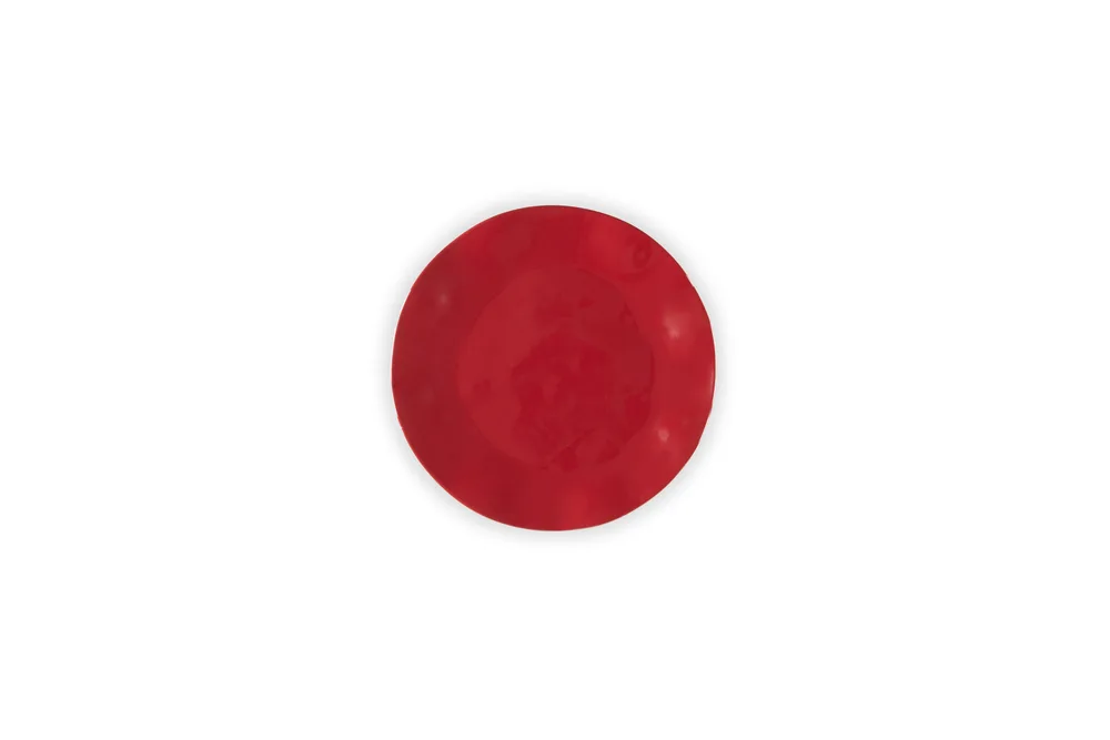 Ruffle Hues Teller 27 cm Rot